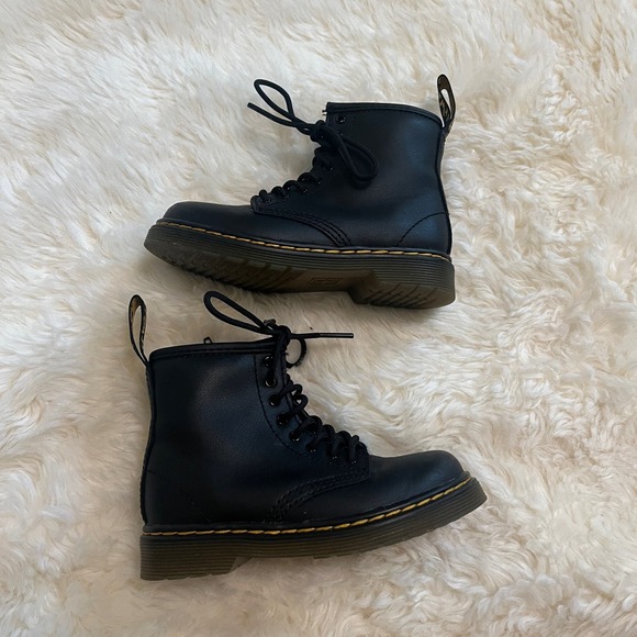 Dr.Martens junior 1460 softy j leather lace up boots - Picture 1 of 7